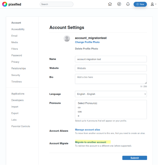 pixelfed-migrate-account